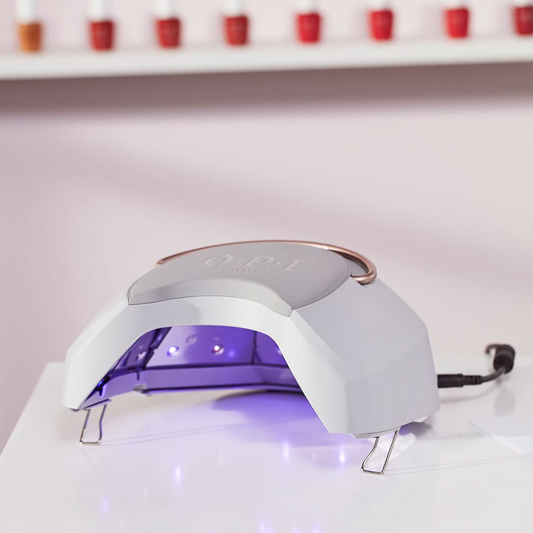 OPI Gel Nail Lamp 3.0 - Premium LED Curing Light for Gel Nails | Drop Resistant with Hand Plate & Adaptor Cord