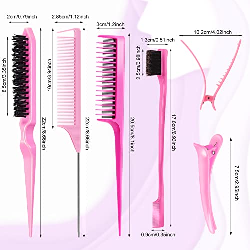 8-Piece Hair Styling Tool Set for Women - Brushes & Combs