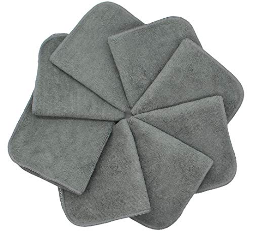 VeraSong Microfiber Cleaning Cloths, 12x12 inch, 8 Pack - Ultra Absorbent & Fast Drying Dish Rags