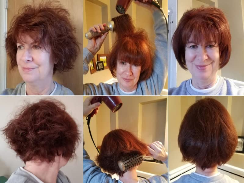 Care Me 1.7 Inch Professional Blow Dry Round Brush - Ceramic Barrel for Styling & Straightening