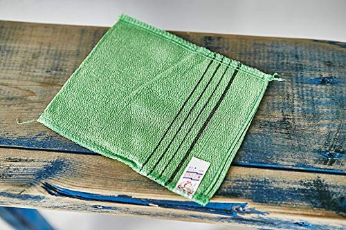 Genuine Korean Exfoliating Bath Washcloth 9pcs Reusable Skin Scrubber for Dead Skin Removal