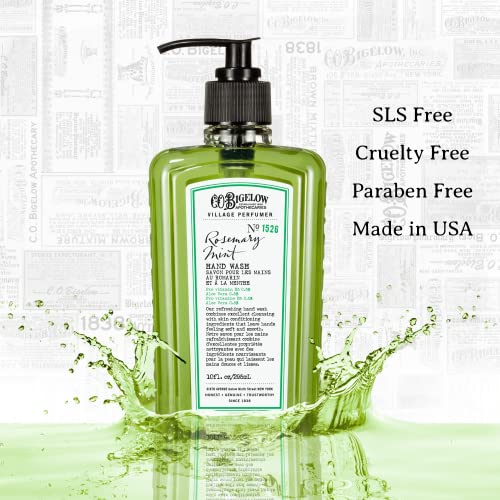 C.O. Bigelow Rosemary Mint Hand Wash - 10 Fl Oz (Pack of 1)