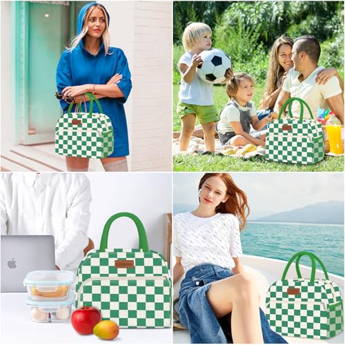 Insulated Lunch Bag for Adults | Large Capacity Tote by Coobiiya