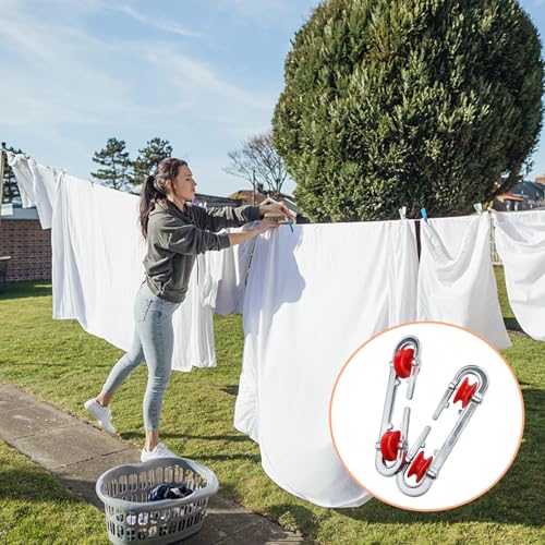 AACGIN Heavy-Duty Clothesline Spreader Pulley Kit - 2 Pack