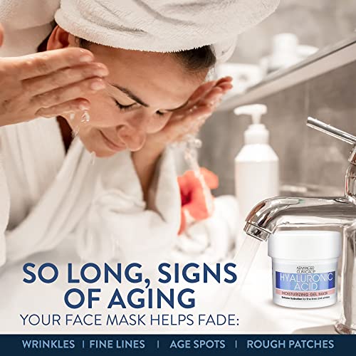 Advanced Clinicals Hyaluronic Acid Gel Face Mask, Hydrating & Anti-Aging