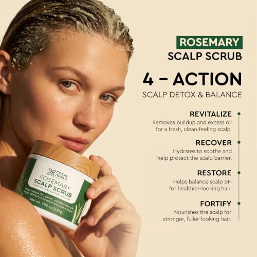 COCAY HOALA Rosemary Scalp Scrub for Oily Hair - 7.05 oz