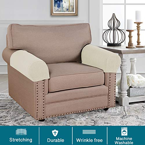 Turquoize Stretch Armrest Covers for Sofa & Chairs - Set of 2