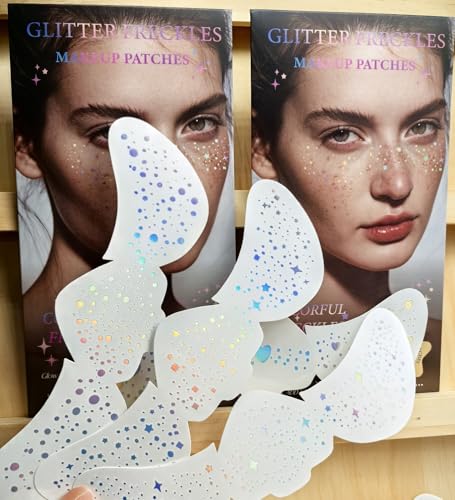 Holographic Glitter Freckles for Face & Body - Festival Makeup