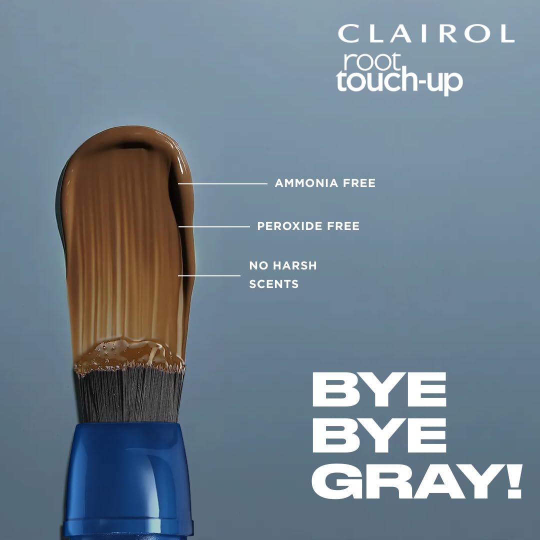 Clairol Root Touch-Up Hair Color Gel - Semi-Permanent Black | Blends Gray Hair | 2 oz