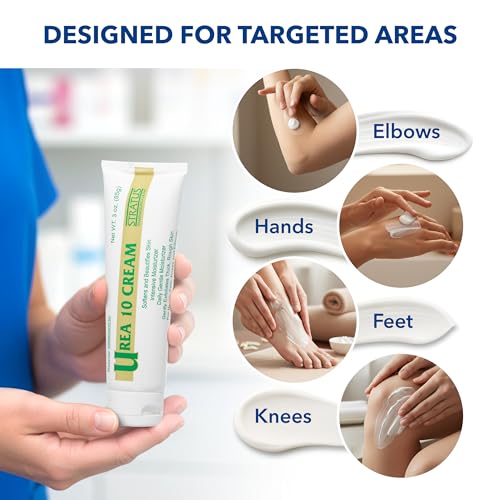 Urea 10% Cream with Vitamin E for Very Dry Skin - 3 oz Moisturizer