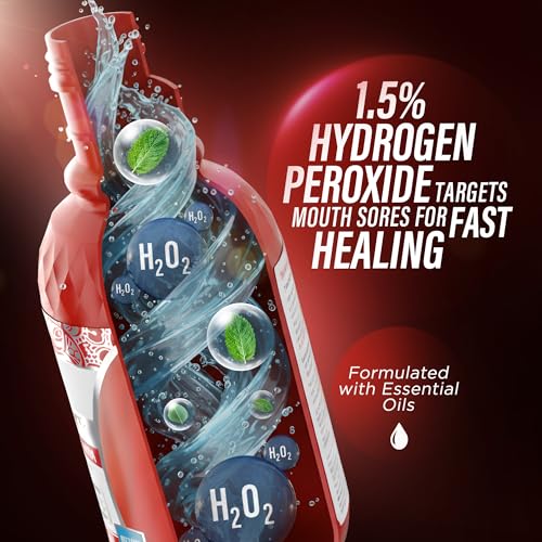 GuruNanda Mouth Sore & Canker Sore Rinse, 1.5% Hydrogen Peroxide, 16 oz (2 Pack)