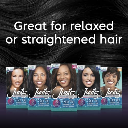 Just 5 Women's 5 Minute Permanent Hair Color - Darkest Brown (Pack of 2)