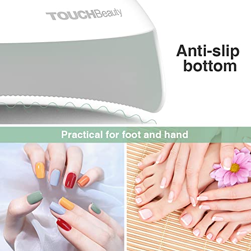 TOUCHBeauty Portable Nail Dryer - LED Fan & Light for Kids & Beginners