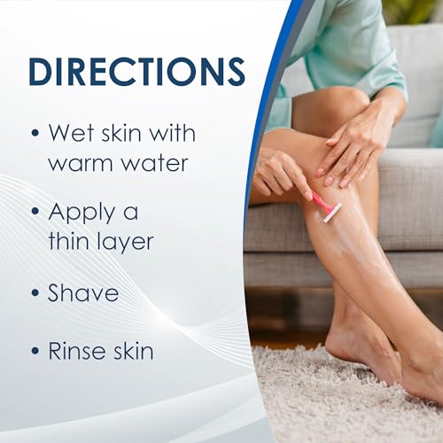 Vanicream Shave Cream for Sensitive Skin, 6 Oz - Non-Irritating Formula