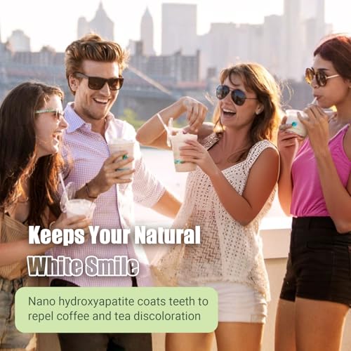 Bmboryxa 10% Nano Hydroxyapatite Toothpaste - Breeze Mint, SLS & Fluoride Free, Whitening for Sensitive Teeth, 4.23oz