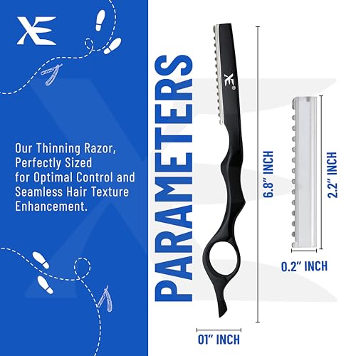 XE Xpert Excellence Stainless Steel Hair Thinning Razor with Pouch