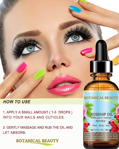 Rosehip Seed Oil 100% Pure Cold-Pressed Carrier Oil (1 Fl Oz)