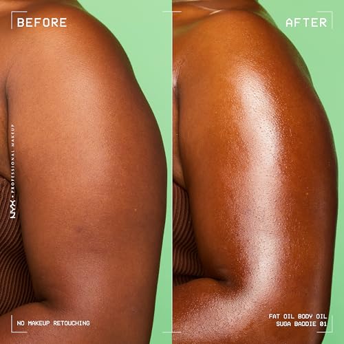 NYX Fat Oil Body Oil - Suga Baddie Vanilla, 2.36 Fl Oz Moisturizer