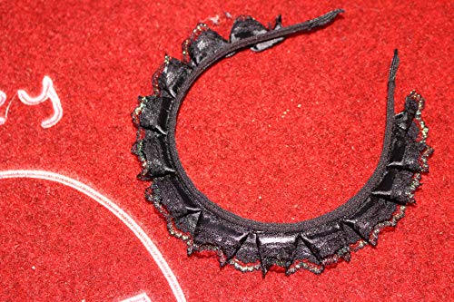 MAYSONG Women's Gothic Black Lolita Maid Cosplay Hair Hoop Headband