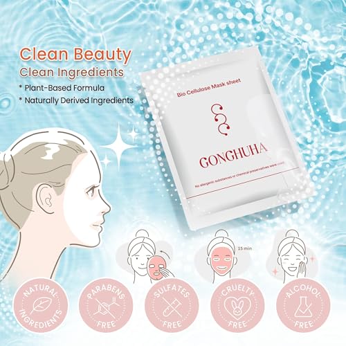 White Red Ginseng Bio Cellulose Face Mask - Hydrating & Soothing