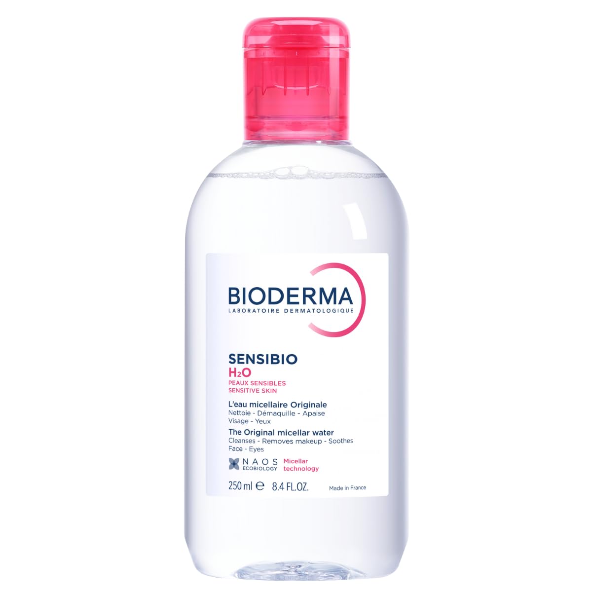 Bioderma Sensibio H2O Micellar Water - Gentle Makeup Remover & Face Cleanser for Sensitive Skin | 500ml