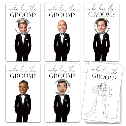 Minimalist Who Has The Groom Scratch Off Game Cards for 41 Guests