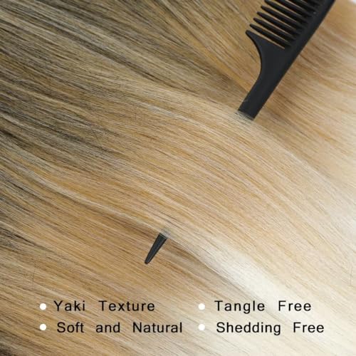 Msloosily 20-Inch Pre-Stretched Braiding Hair - 8 Packs, 1B/27/613 Ombre