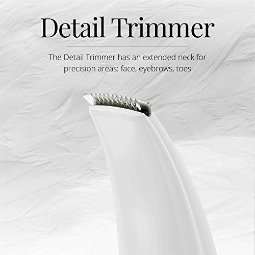 Remington Smooth & Silky Body & Bikini Kit, Cordless bikini trimmer and shaver for women, Waterproof for grooming in the shower, White/Green