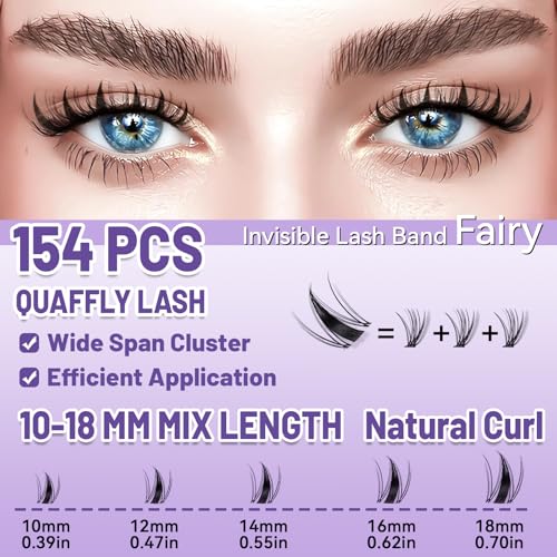Manga Lash Clusters 10-18mm - Natural Wispy Eyelash Extensions