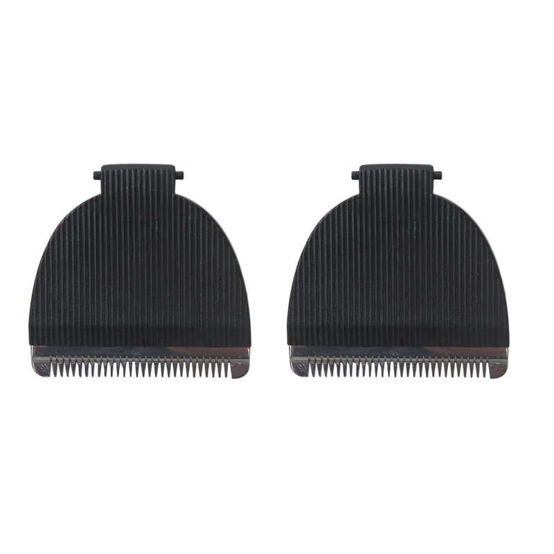 2 Pack Trimmer Replacement Ceramic Blades for Meridian&MANSPOT Grooming Trimmer, Replacement Blades Compatible with Meridian Body Trimmer (Onyx & Sage)-Black