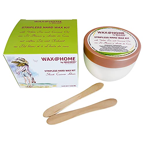 Wax Necessities Microwavable White Tea Stripless Hard Wax Kit - 8.45 oz