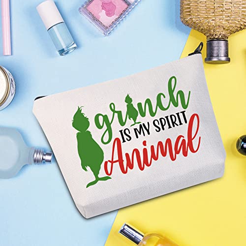 WZMPA Green Monster Makeup Bag 23x17cm - Grin Spirit Animal