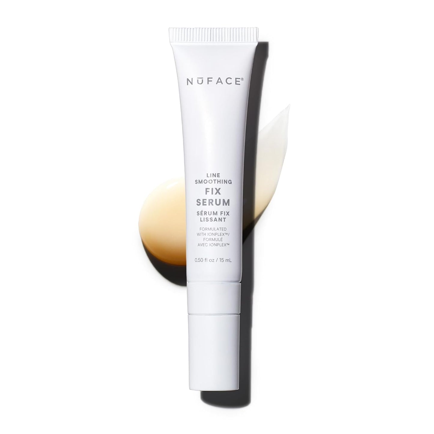NuFACE FIX Serum - Line Smoothing Microcurrent Conductive Serum with Triple Peptide & Hyaluronic Acid | 0.5 oz