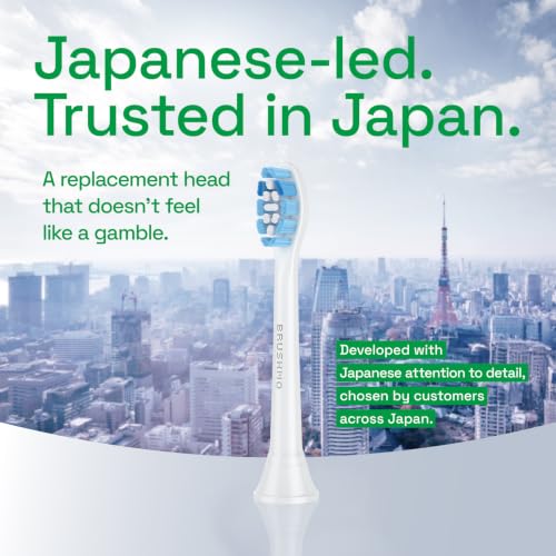 Brushmo Gum Care Replacement Heads for Philips Sonicare - Blue - 8 Pack