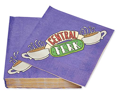 Friends Party Supplies - Lunch Napkins (50-Count) with Central Perk Design