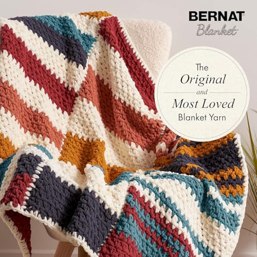 Bernat Blanket Yarn - Light Teal, 300g Soft Chenille Yarn