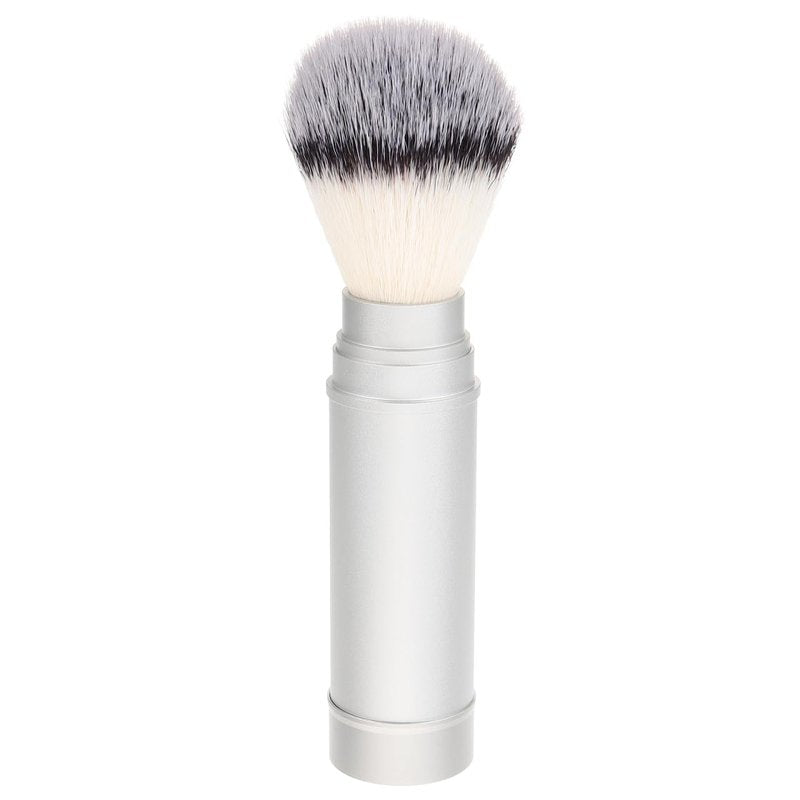 SEWCHICS Men Shaving Brush Travel Beard Brush with Soft Nylon Bristles Compact for Facial Cleansing and Shaving Grooming