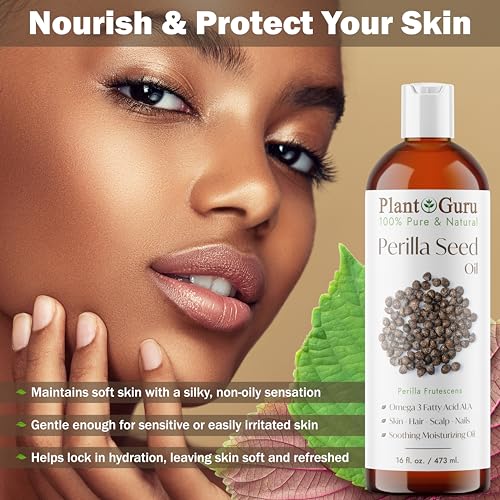 Perilla Seed Oil 8oz Cold Pressed Natural Skin & Hair Moisturizer
