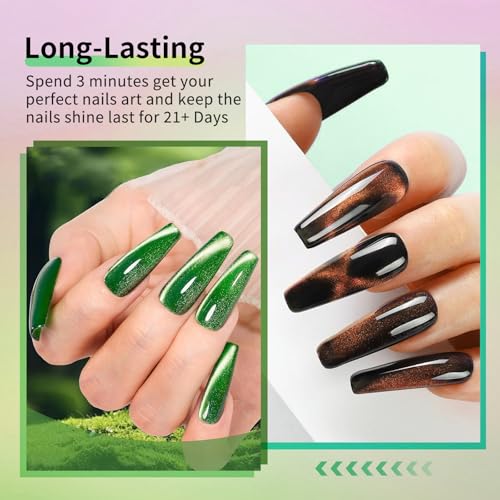 Heemeei Cat Eye Gel Nail Polish Set 6x8ml with Magnetic Stick – Variation Set1