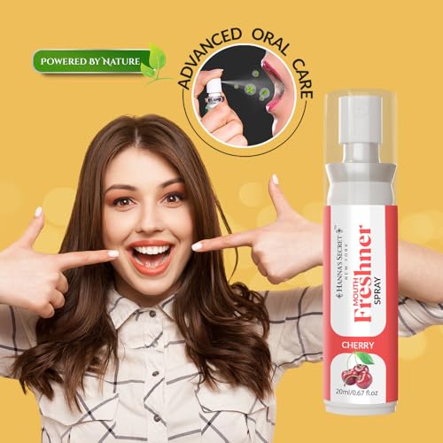 Hanna's Secret Mouth Freshener Spray - Sugar-Free Mint Breath Spray