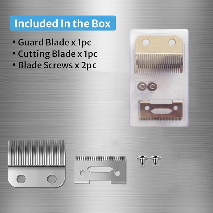 Hair Clipper Replacement Blade - Stainless Steel Precision Cutting Blade | Compatible with Wahl Clippers, 1 Pack