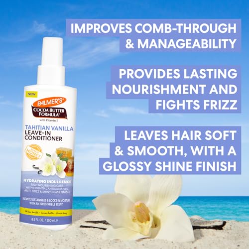 Palmer's Tahitian Vanilla Leave-In Conditioner - 8.5 Oz Hydrating Detangler