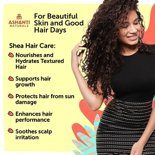 Ashanti Naturals Yellow Shea Butter 8oz - Natural Body & Hair Moisturizer