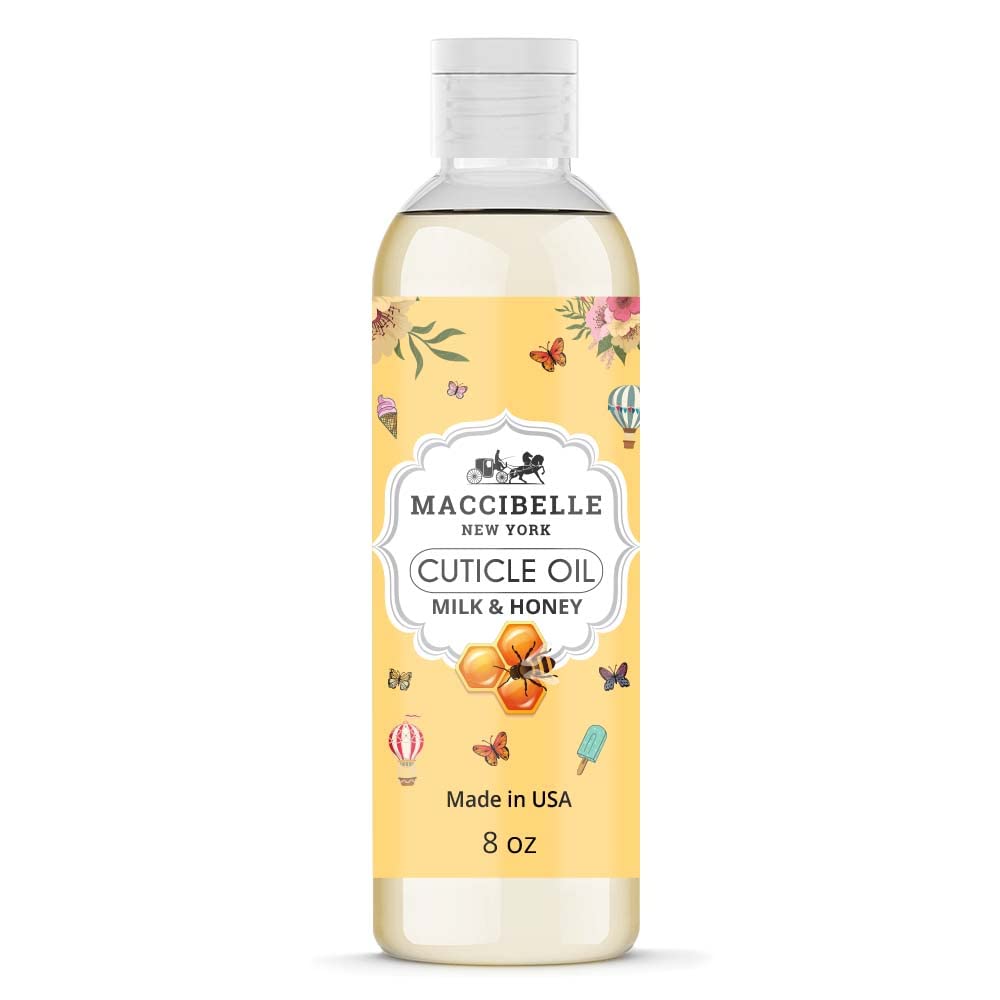 Cuticle Oil Refill - Nourishing Milk and Honey Formula for Dry, Cracked Cuticles | 8oz