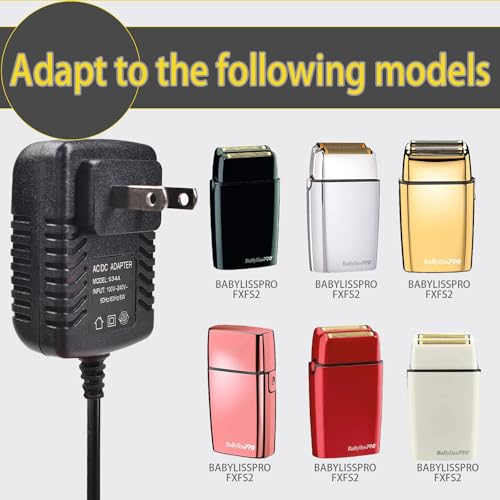 Replacement Charger for BaBylissPRO FXFS2 Barberology Foil Shaver 4.5V