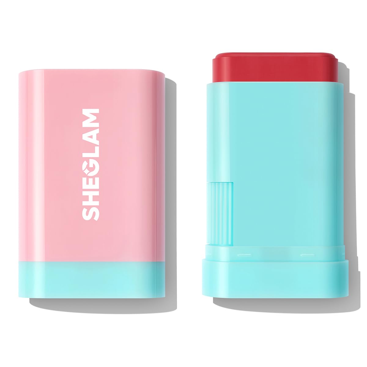 Glass Glow Blush Stick - Waterproof Cream Blush for Cheeks & Lips | Hydrating Tinted Moisturizer - Pink Lemonade