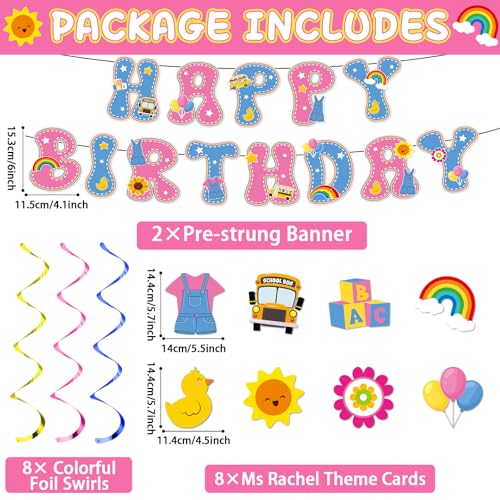 Cartoon Girls Hanging Swirls - Teacher Birthday Party Decorations