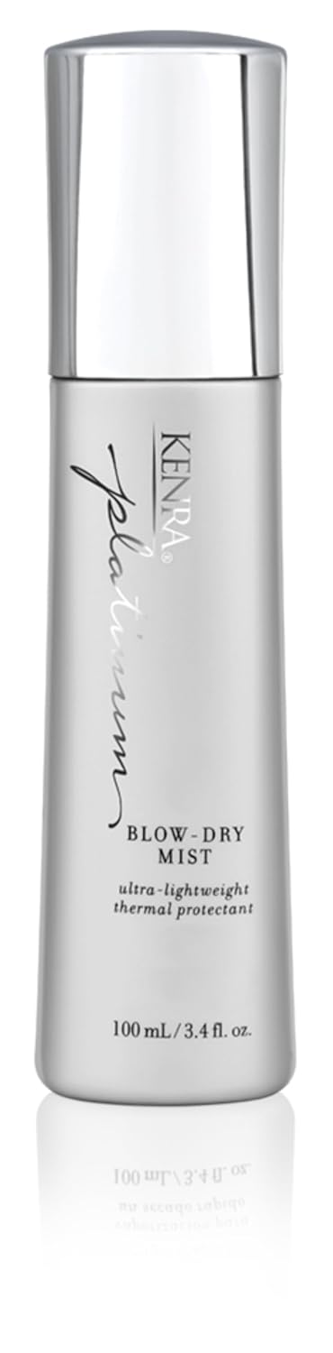 Kenra Platinum Blow-Dry Mist - Ultra-Lightweight Thermal Protectant for Fine to Medium Hair | Detangles, Smooths & Softens