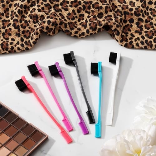 Yaomiao 24-Piece Double-Sided Edge Control Hair Brush and Comb Set
