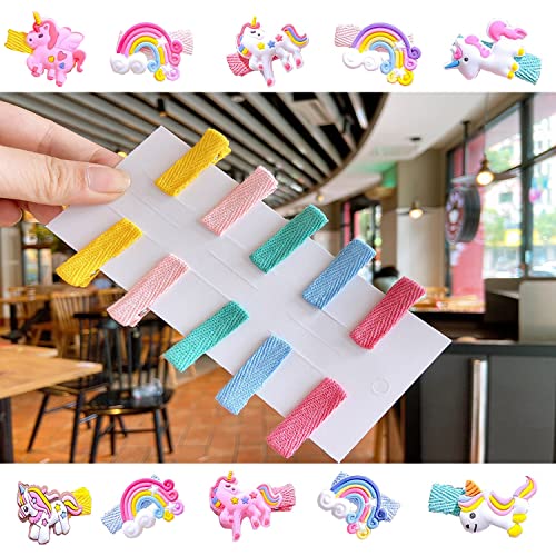 Cute Animal Hair Clips for Girls - 10 Pcs Colorful Barrettes